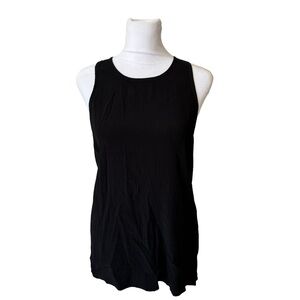 NWT Olivia Grey Crepe Sleeveless Shirt